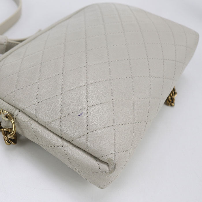 SAINT LAURENT 733667 1EL07 9207 Camera bag Gabby Diagonal leather ivory Women