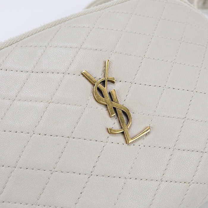 SAINT LAURENT 733667 1EL07 9207 Camera bag Gabby Diagonal leather ivory Women