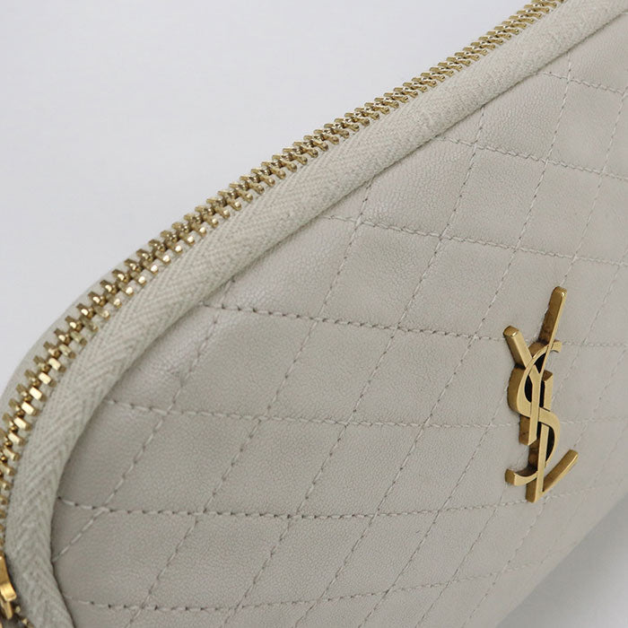 SAINT LAURENT 733667 1EL07 9207 Camera bag Gabby Diagonal leather ivory Women