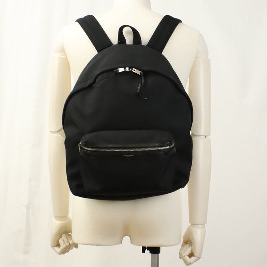 SAINT LAURENT 326865 Classic Hunter Backpack Backpack canvas black mens