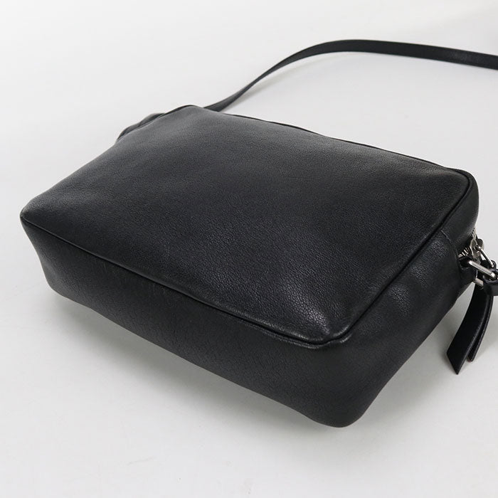 SAINT LAURENT 470299 Camera bag Roux Diagonal shoulder bag leather black Women