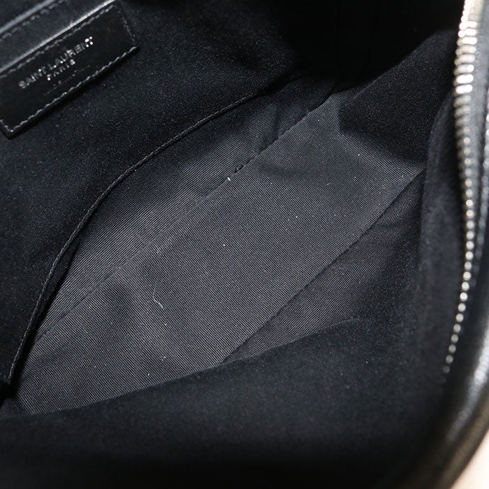 SAINT LAURENT 470299 Camera bag Roux Diagonal shoulder bag leather black Women