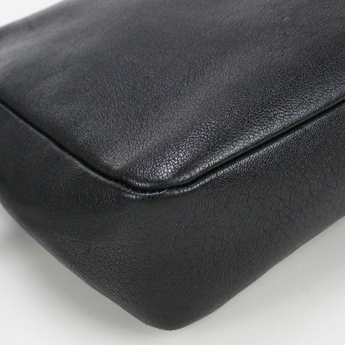 SAINT LAURENT 470299 Camera bag Roux Diagonal shoulder bag leather black Women