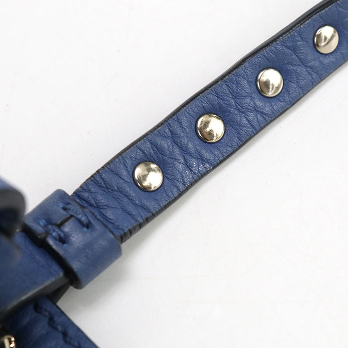 Valentino 2WAY Tote Bag leather blue Women