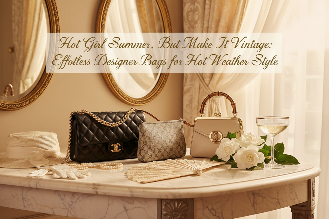 Hot Girl Summer, But Make It Vintage: Effortless Designer Bags for Hot Weather Style