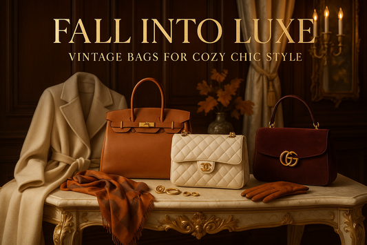 Fall Into Luxe: Vintage Bags for Cozy Chic Style