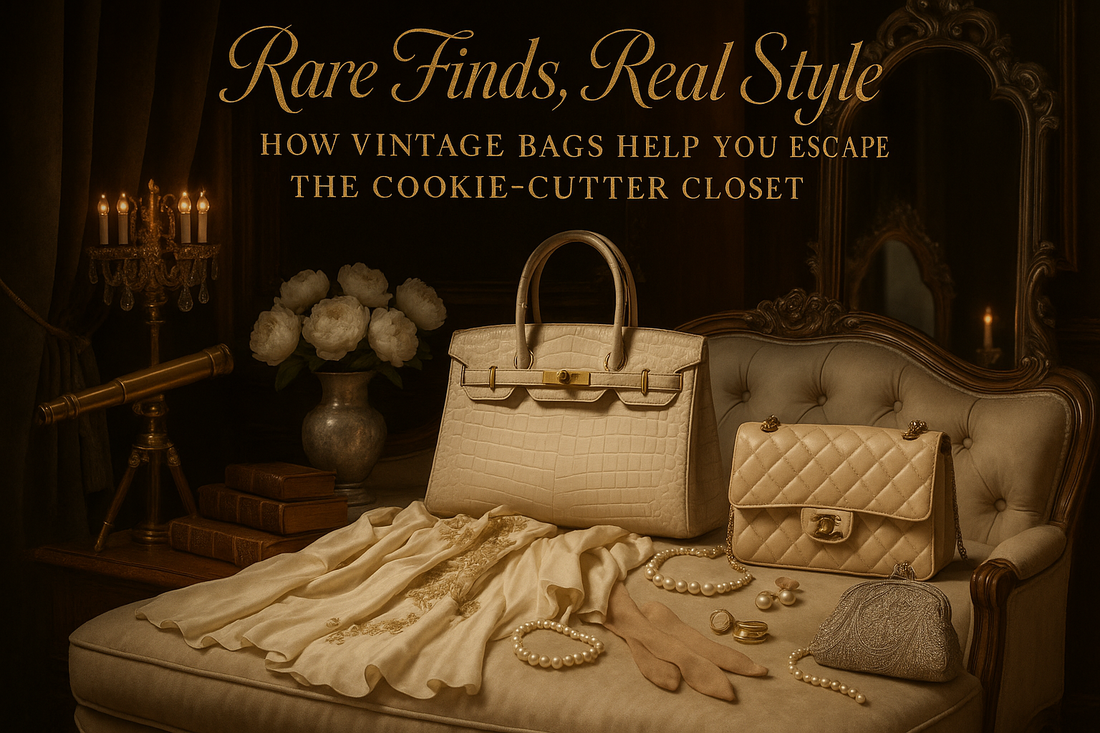 Rare Finds, Real Style: How Vintage Bags Help You Escape the Cookie-Cutter Closet