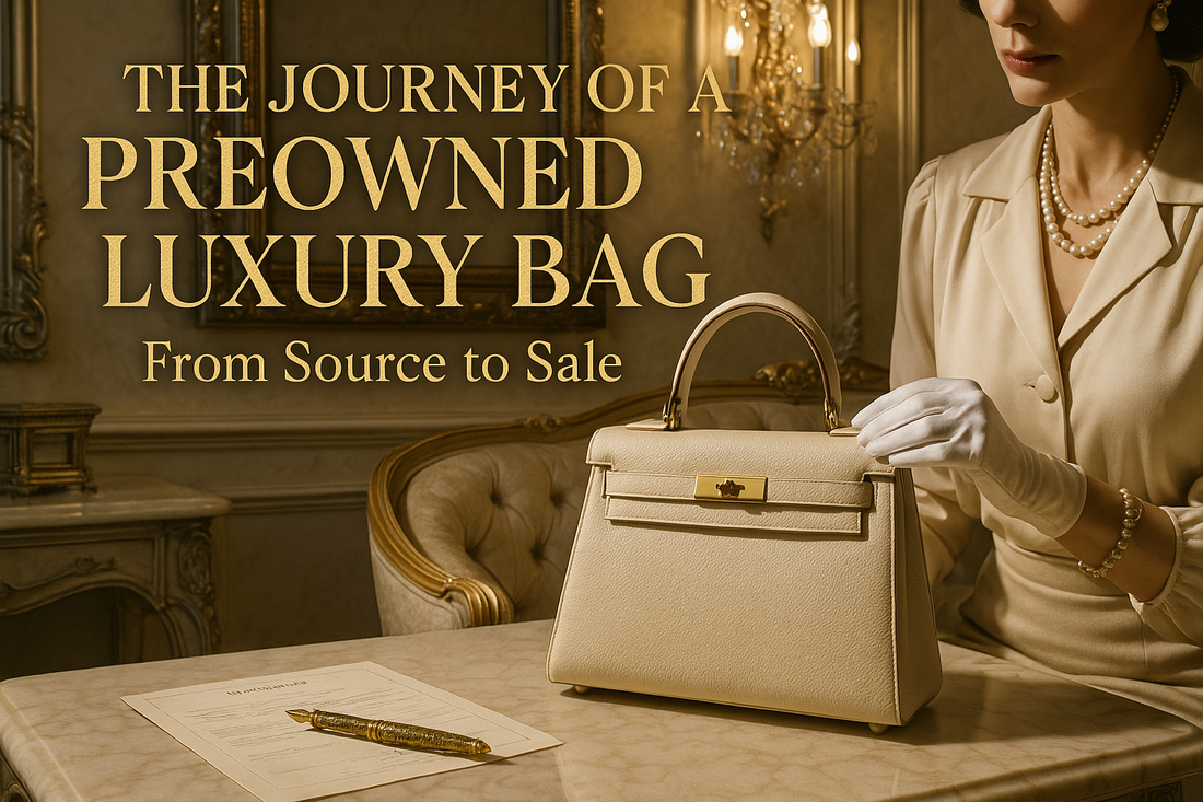 The Journey of a Preowned Luxury Bag: From Source to Sale