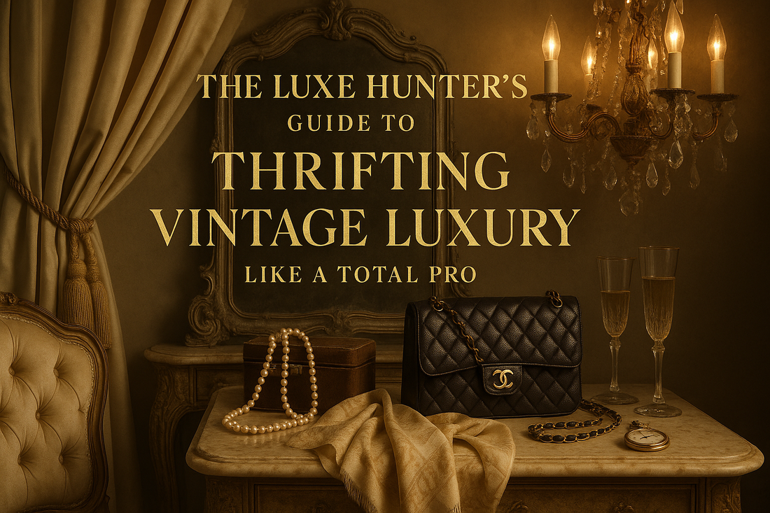 The Luxe Hunter’s Guide to Thrifting Vintage Luxury Like a Total Pro