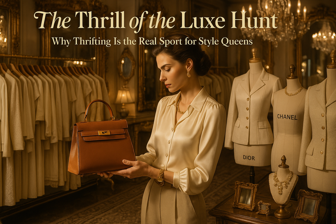 The Thrill of the Luxe Hunt: Why Thrifting Is the Real Sport for Style Queens