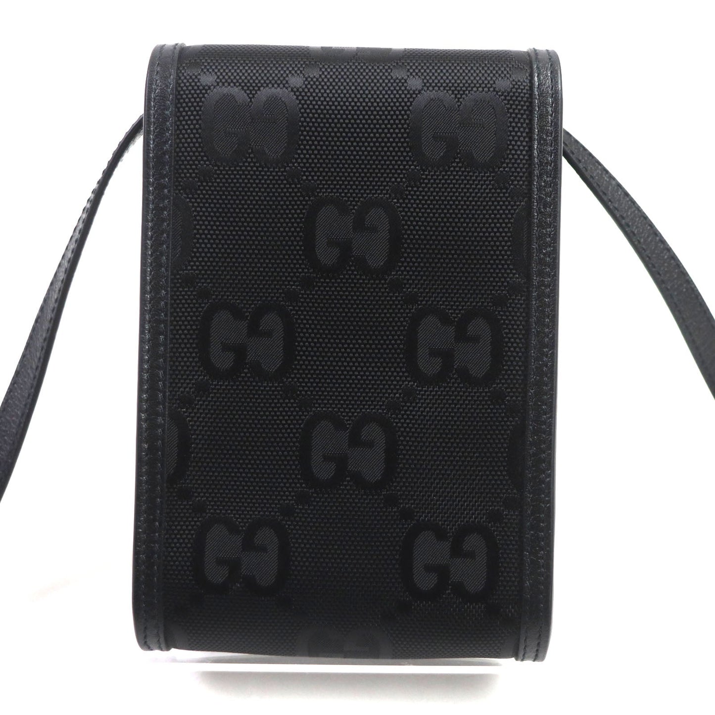 GUCCI Shoulder Bag 625599 Main: Nylon, Main: Leather black Off the Grid Mini mens Used Authentic