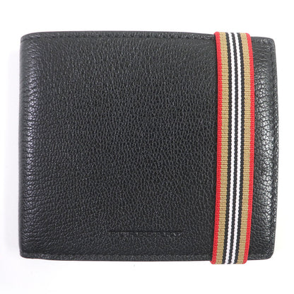 BURBERRY Bill Compartment 4074905 Main: Goatskin black mens Used Authentic