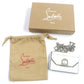 Christian Louboutin Coin case 1215121 Main: Leather white Eliza Chain Card Holder Women Used Authentic