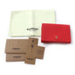 BURBERRY Tri-fold wallet Main: Leather Red Women Used Authentic