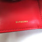 BURBERRY Tri-fold wallet Main: Leather Red Women Used Authentic