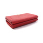 BURBERRY Tri-fold wallet Main: Leather Red Women Used Authentic