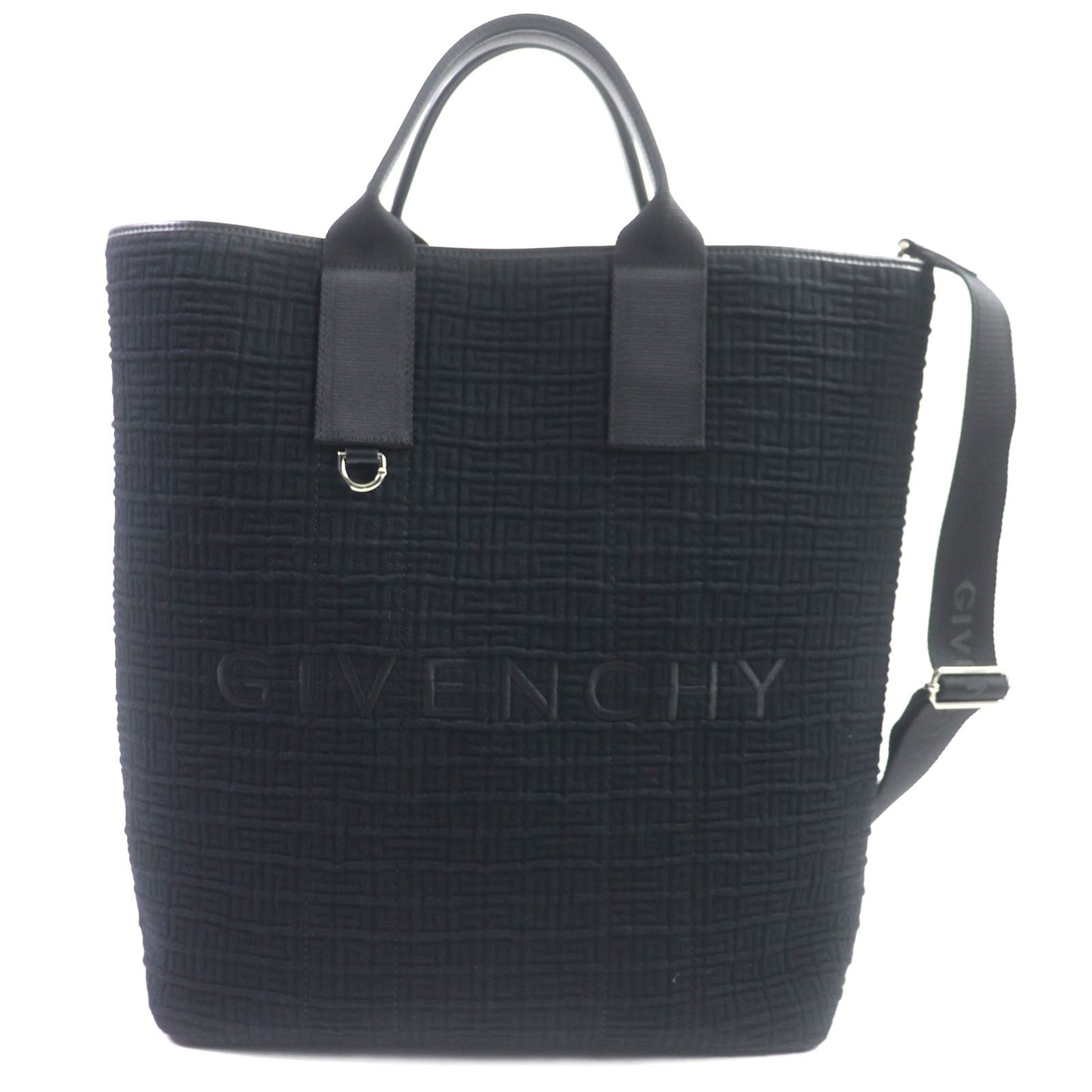 GIVENCHY Tote Bag Canvas, Leather black G ESSEN TIALS G ESSEN TIALS mens(Unisex) Used Authentic