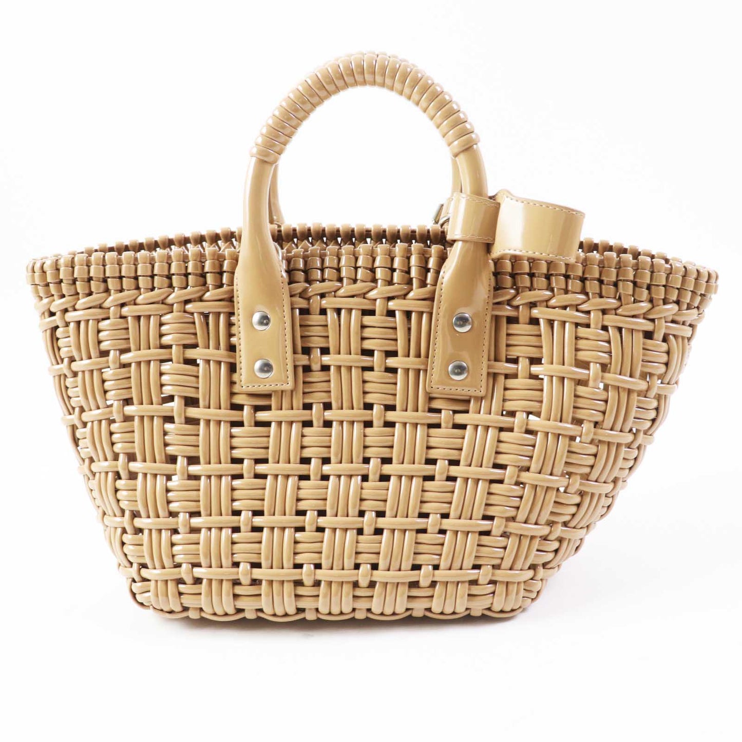 BALENCIAGA Other bag patent beige BISTRO Bistro XS Women Used Authentic