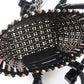 BALENCIAGA Handbag 671342 Patent, Enamel black white beige Bistro XS Women Used Authentic