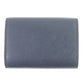 CELINE Tri-fold wallet 10E603BEL Main: Leather Navy Folded compact wallet mens Used Authentic