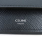 CELINE Tri-fold wallet 10E603BEL Main: Leather Navy Folded compact wallet mens Used Authentic