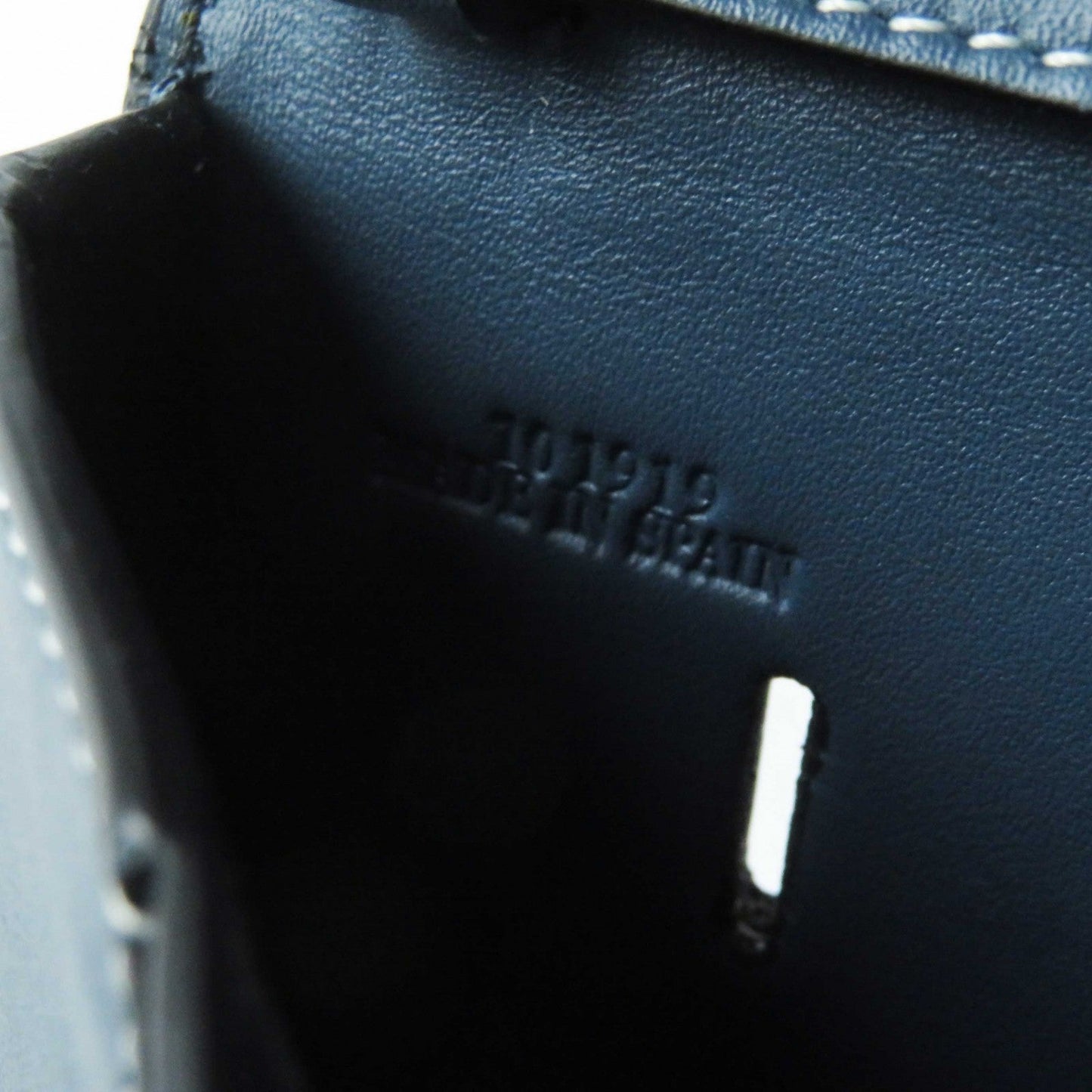 LOEWE Shoulder Bag Main: Leather blue Women Used Authentic