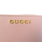 GUCCI Bifold Wallet 772639 Main: Leather Light pink Script Mini Wallet Women Used Authentic
