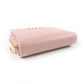 GUCCI Bifold Wallet 772639 Main: Leather Light pink Script Mini Wallet Women Used Authentic