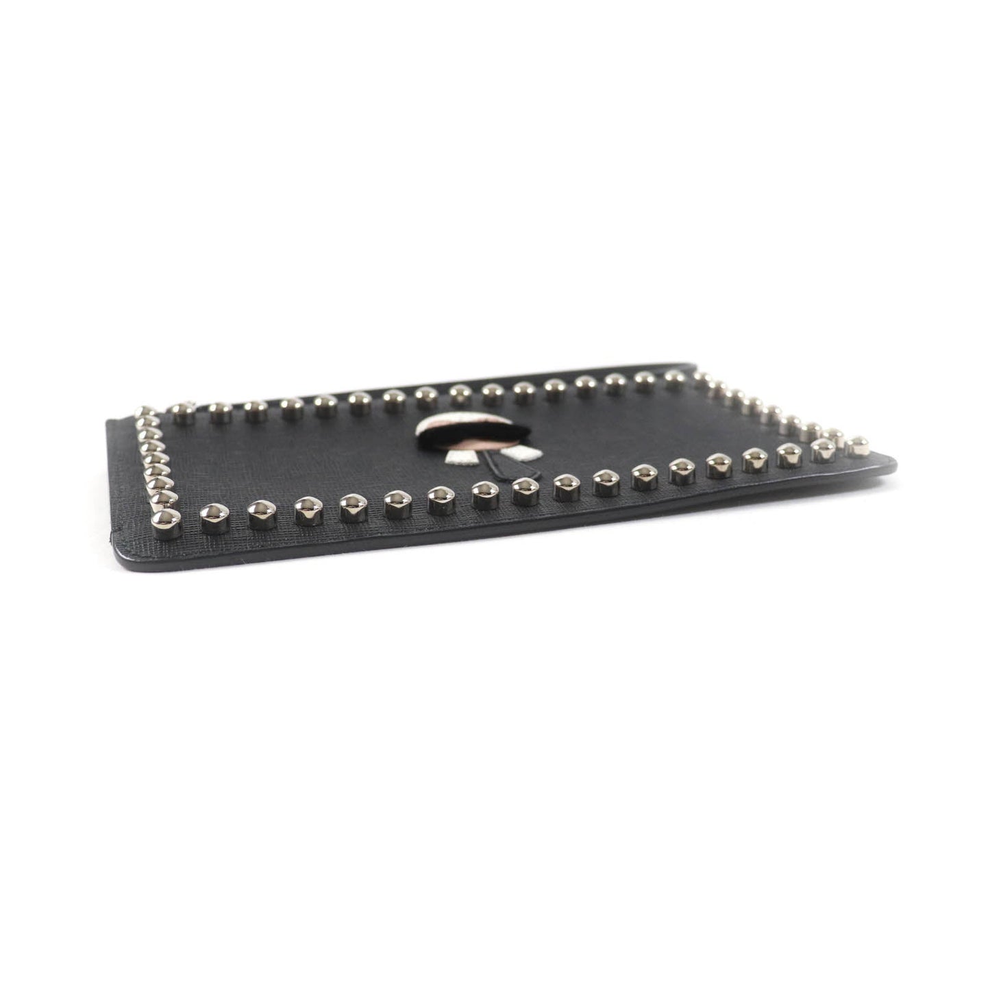 FENDI Pouch 8M0341 Main: Leather black Karito Women Used Authentic
