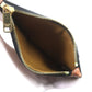 CELINE Coin case 10B682CAM PVC Brown black Triomphe