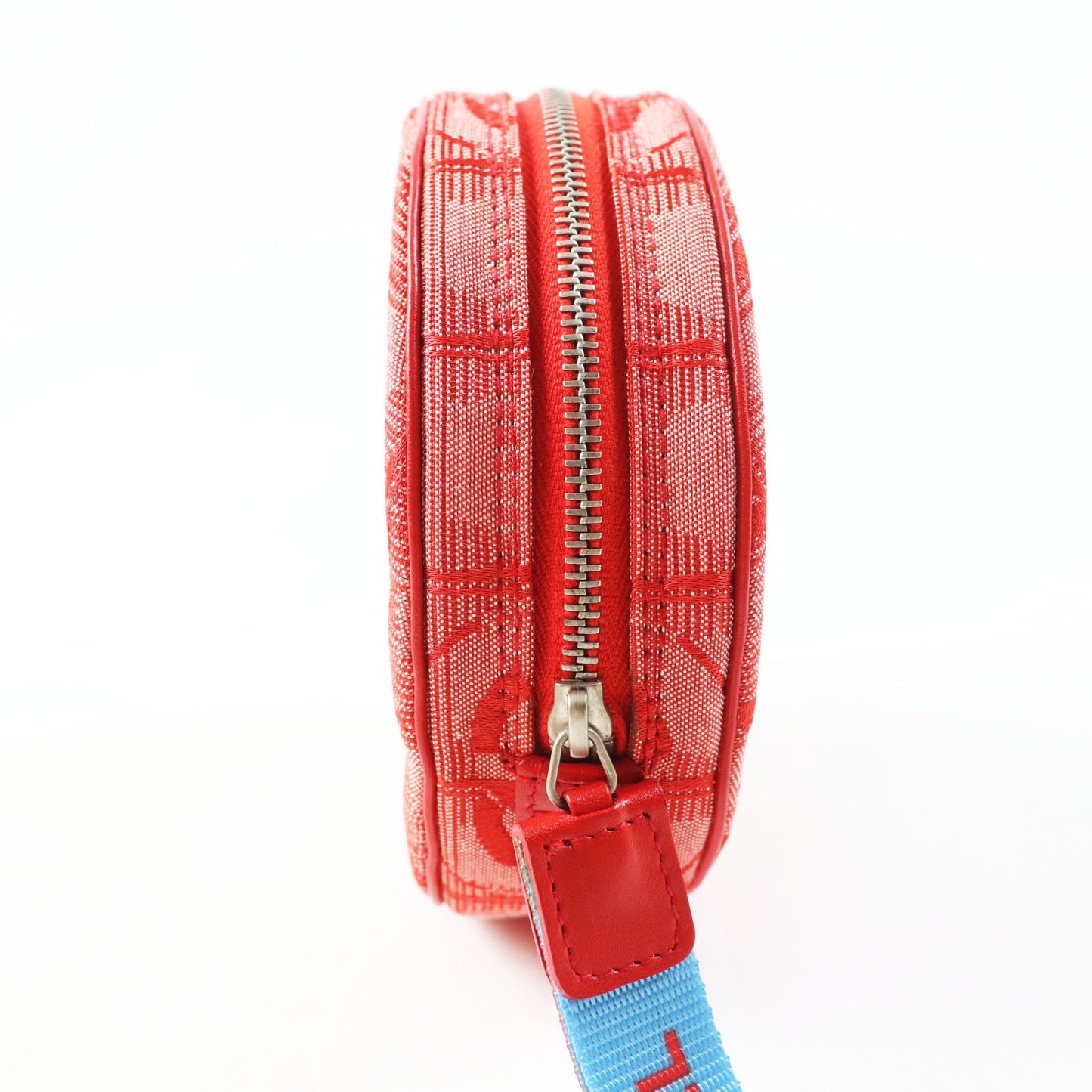 CHANEL Pouch 6859809 No nylon notation (nylon type) Red New travel line Women Used Authentic