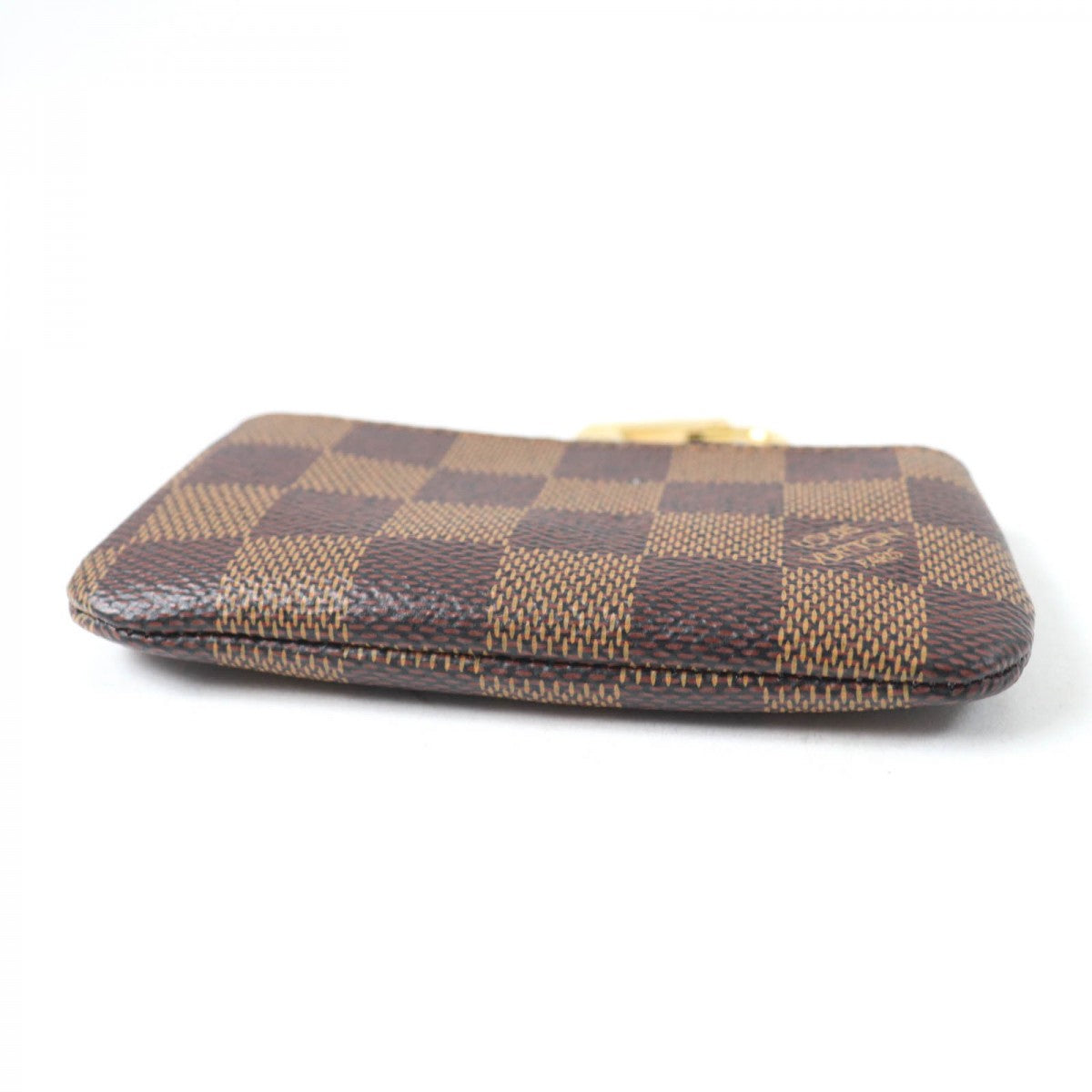 LOUIS VUITTON Coin case N62658 Main: Damier canvas Brown Card Key case Key holder Pochette Cle mens(Unisex) Used Authentic