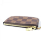 LOUIS VUITTON Coin case N62658 Main: Damier canvas Brown Card Key case Key holder Pochette Cle mens(Unisex) Used Authentic