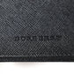 BURBERRY Bill Compartment Leather black Nova Check mens Used Authentic