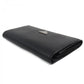 PRADA Long Wallet Purse M608A Main: Saffiano leather black Women Used Authentic