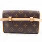 LOUIS VUITTON Waist bag M51855 Monogram canvas Brown Pochette Florentine XS