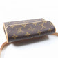 LOUIS VUITTON Waist bag M51855 Monogram canvas Brown Pochette Florentine XS