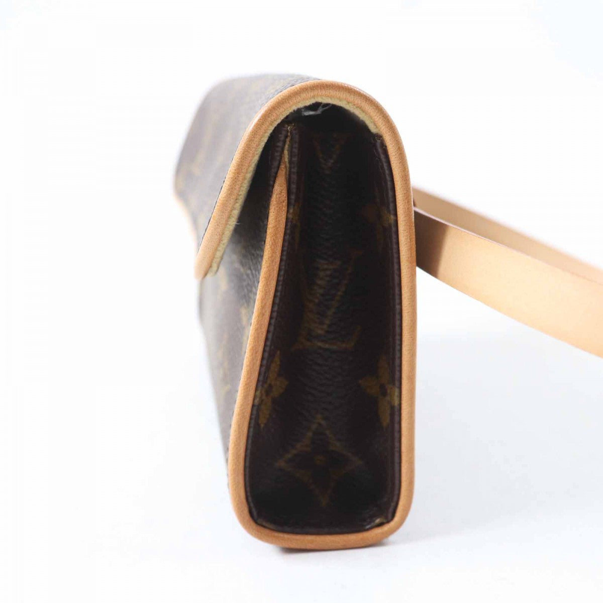 LOUIS VUITTON Waist bag M51855 Monogram canvas Brown Pochette Florentine XS