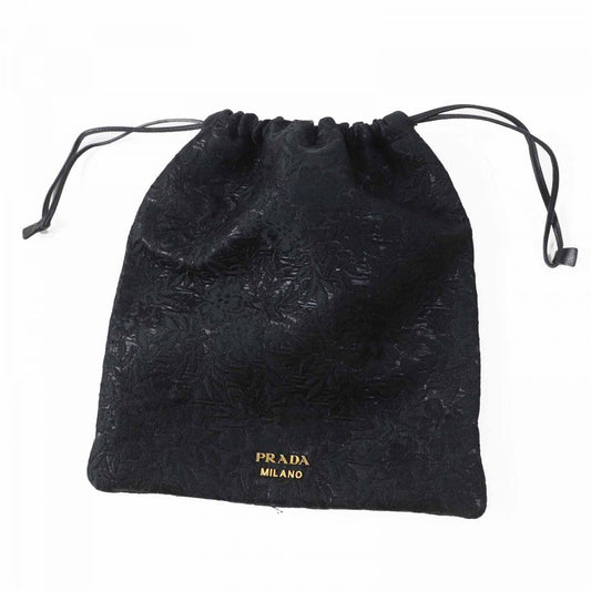 PRADA Pouch 1MU001 Main: Wool, Main: Silk, Main: Polyester, Main: Metal black Women Used Authentic