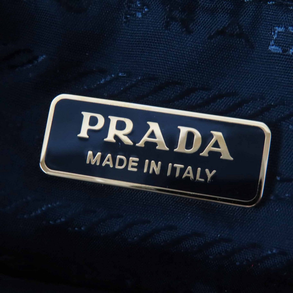 PRADA Pouch 1MU001 Main: Wool, Main: Silk, Main: Polyester, Main: Metal black Women Used Authentic