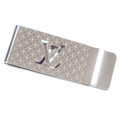 LOUIS VUITTON Money clip M65041 Stainless Steel Silver Pans vie-Champs Elyses mens Used Authentic