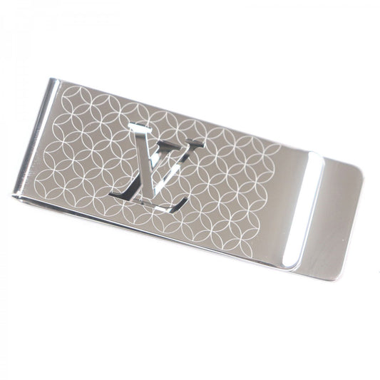 LOUIS VUITTON Money clip M65041 Stainless Steel Silver Pans vie-Champs Elyses mens Used Authentic