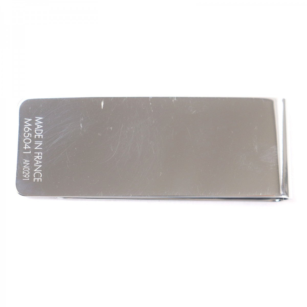 LOUIS VUITTON Money clip M65041 Stainless Steel Silver Pans vie-Champs Elyses mens Used Authentic