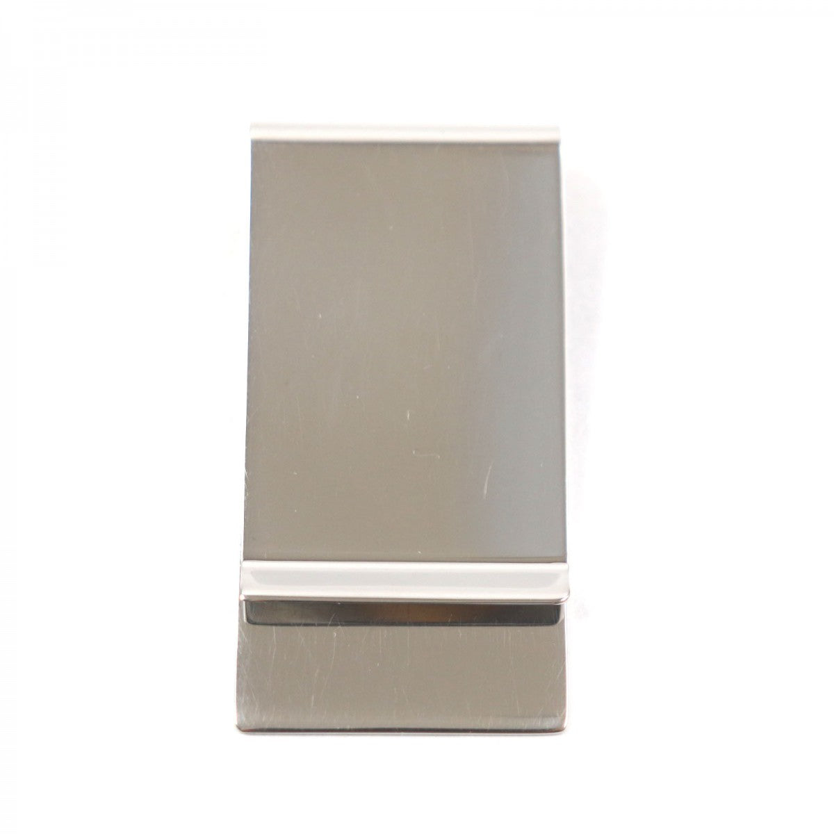 GUCCI Money clip 295837 Stainless Steel Silver Diamante mens Used Authentic