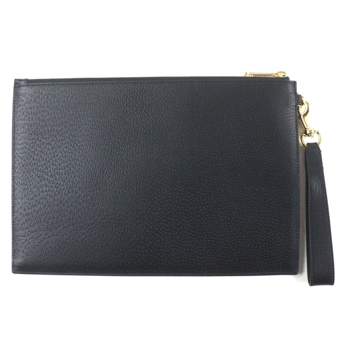 GUCCI Clutch bag 700524 Main: Leather black mens Used Authentic