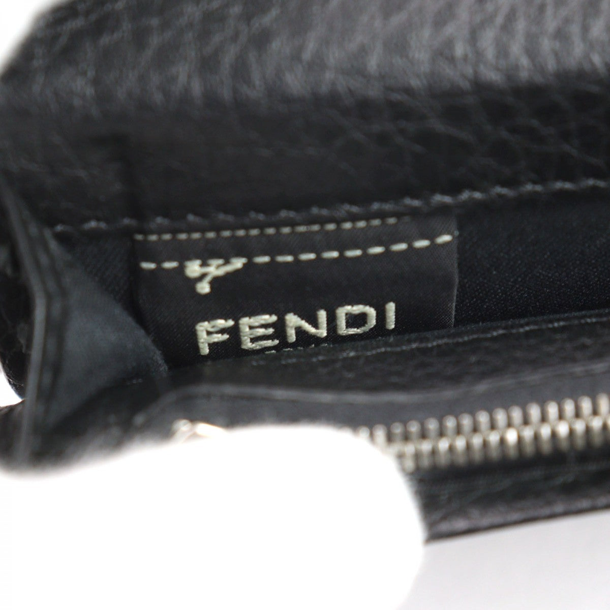 FENDI Long Wallet Purse 7M0186 Main: Calfskin gray SELLERIA SELLERIA mens Used Authentic
