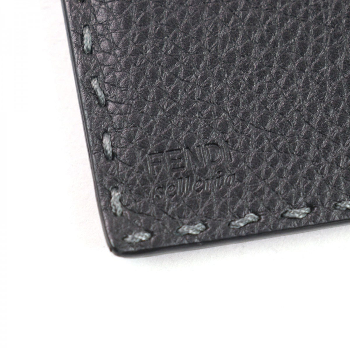 FENDI Long Wallet Purse 7M0186 Main: Calfskin gray SELLERIA SELLERIA mens Used Authentic