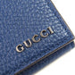GUCCI Coin case 771160 Main: Leather Navy mens Used Authentic