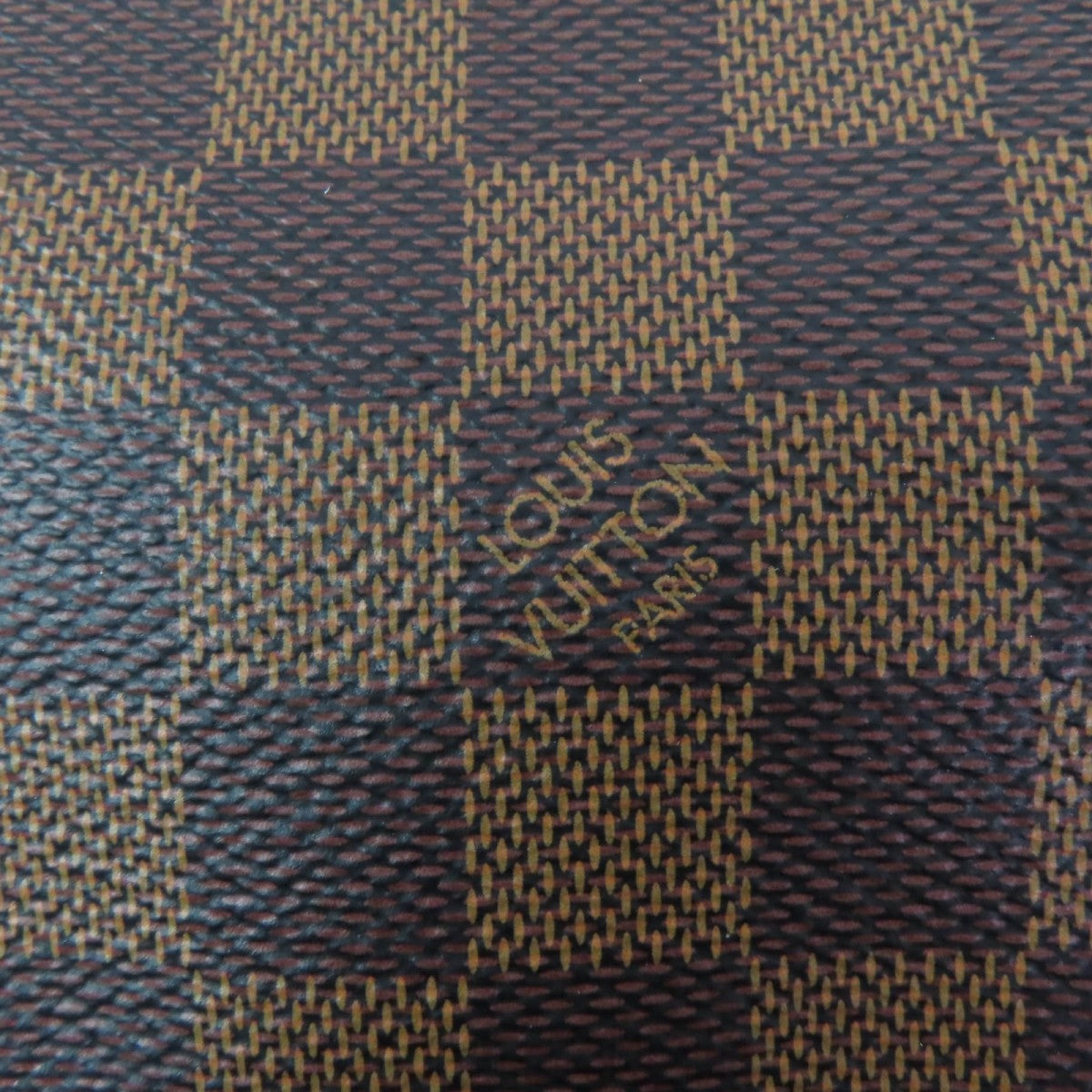 LOUIS VUITTON Pochette N58009 Main: Damier Ebene Brown Mini Pochette Accessoires Women Used Authentic