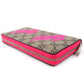GUCCI Long Wallet Purse 835324 Main: GG Supreme Beige pink Women Used Authentic
